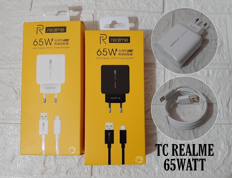 TRAVEL CHARGER REALME VOOC 65W (LR) USB MICRO
